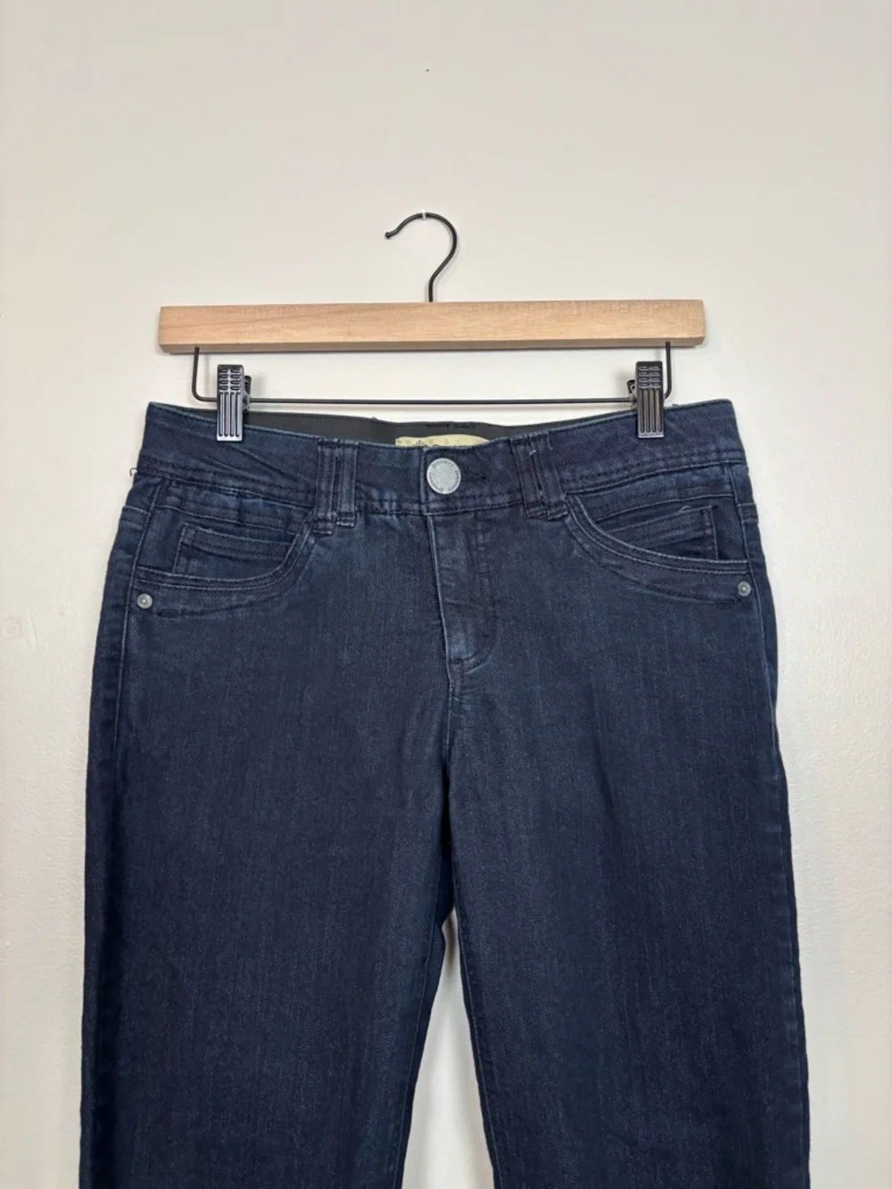 Democracy Jeans Womens 4 Blue Ab Technology Skinny Ankle Mid Rise Denim
